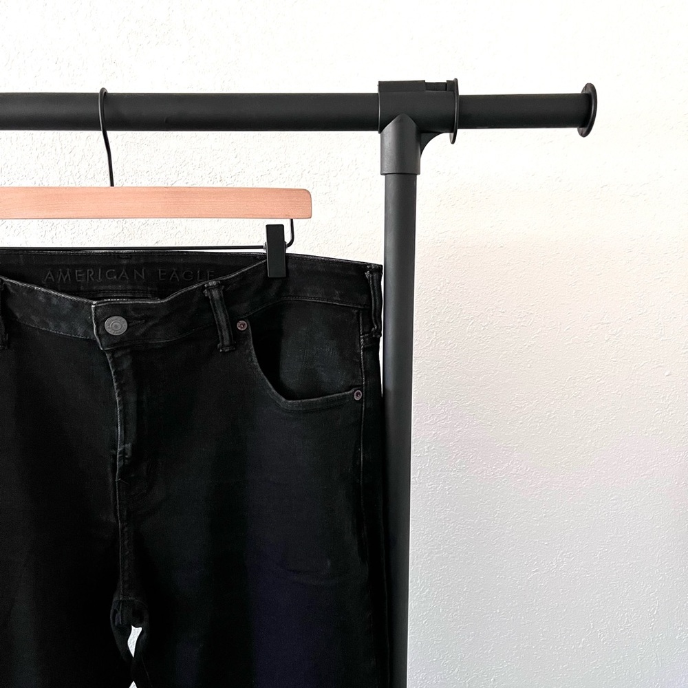 American Eagle Ne(x)t Level Flex Black Skinny Jean 40x30
